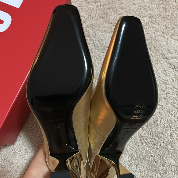 STAUD metallic leather mule. 38 - Picture 9 of 17